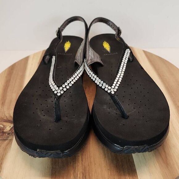 VOLATILE Women's Sol Sandal Size 10 Black - Picture 2 of 8